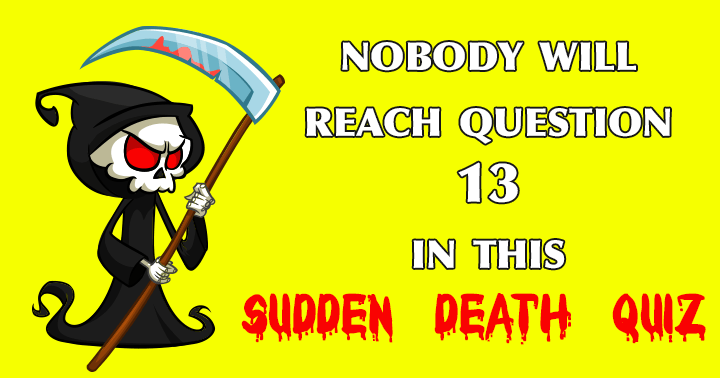Banner for Sudden Death Quiz