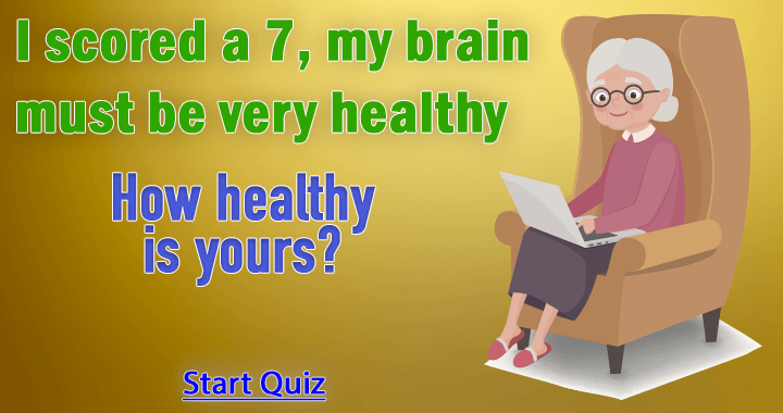 Banner for Find out how healthy your brain is!