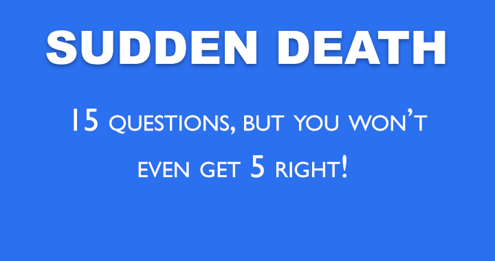 Banner for Sudden Death Quiz
