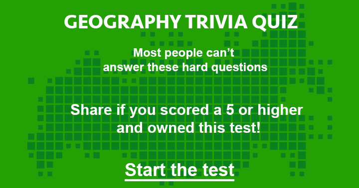 Banner for Can you answer all 10 questions about Geography? 