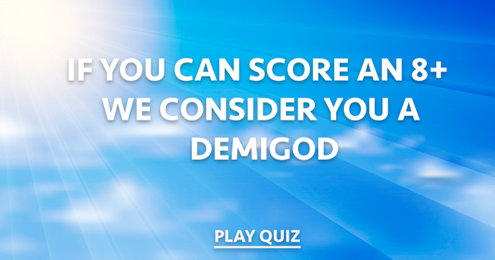 Banner for Are you a demigod?