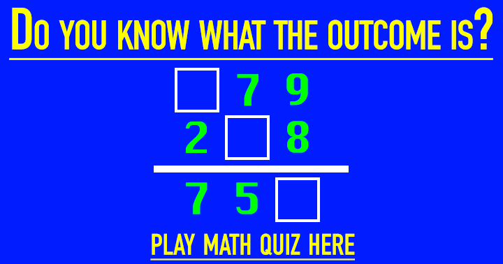 Banner for Only a smart person can handle these math questions