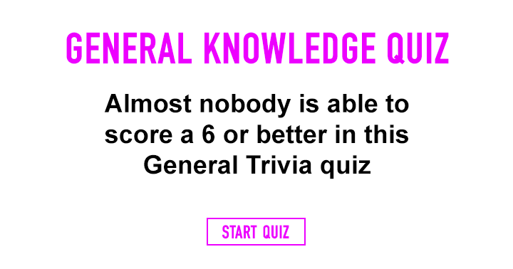 Banner for General Knowledge Quiz