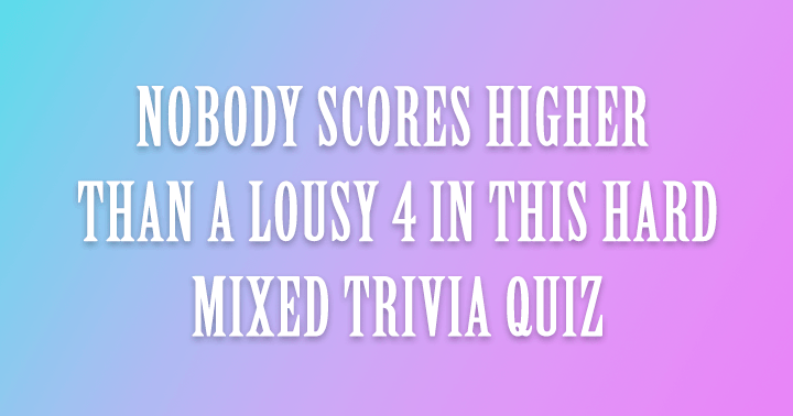 Banner for Nobody scores higher than a lousy 4!