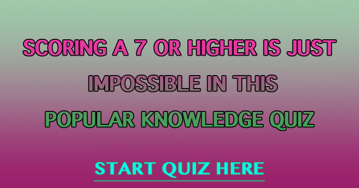 Banner for This one is so popular because no one can score higher than a 7