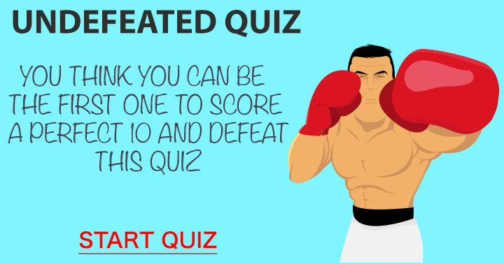 Banner for Undefeated Quiz