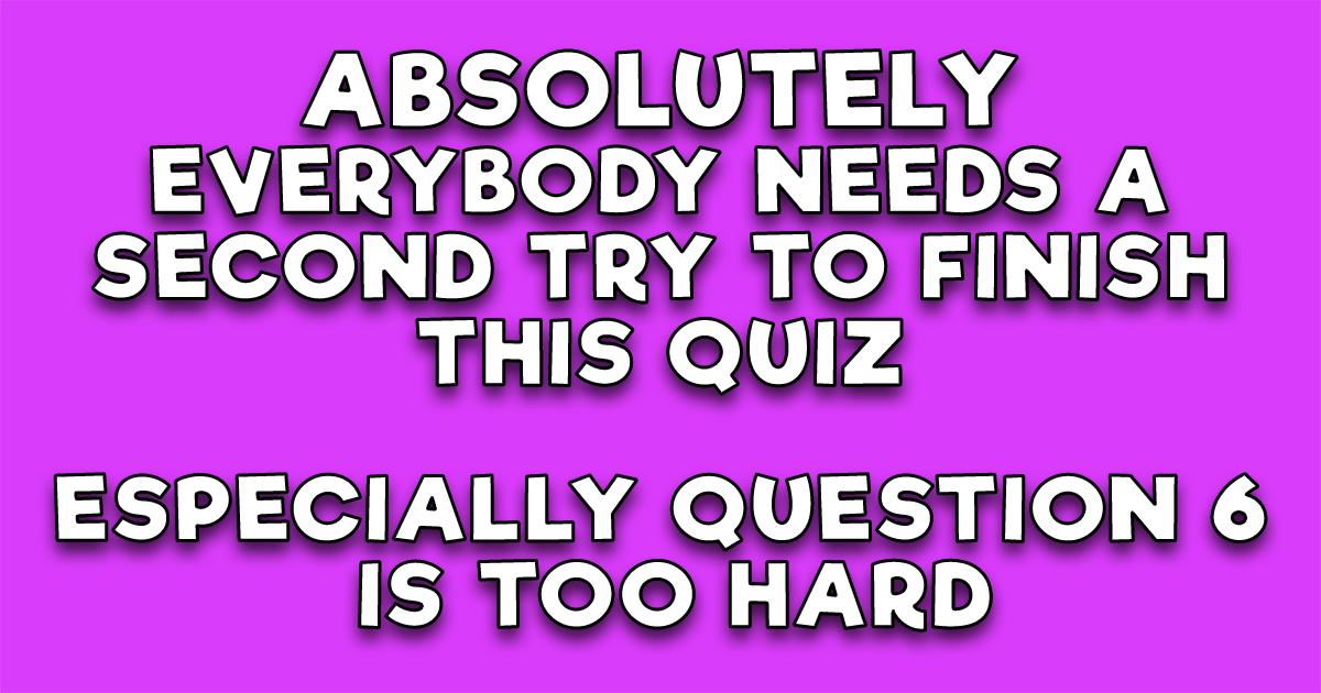 Banner for We bet you'll even need a third try!