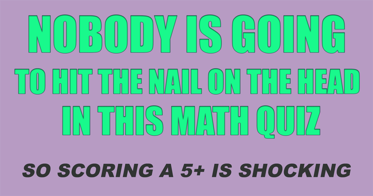 Banner for Math Quiz