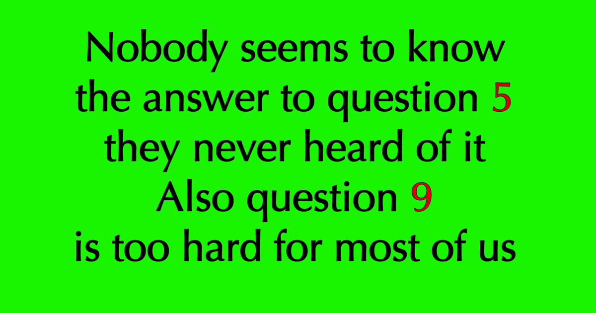 Banner for Mixed Knowledge quiz