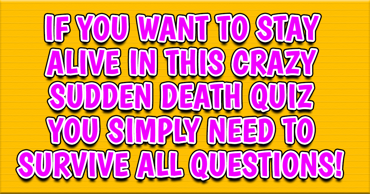Banner for Are you smart enough to survive all questions?