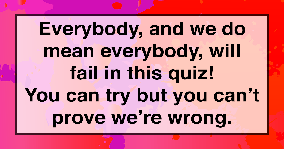 Banner for Hard Knowledge Quiz