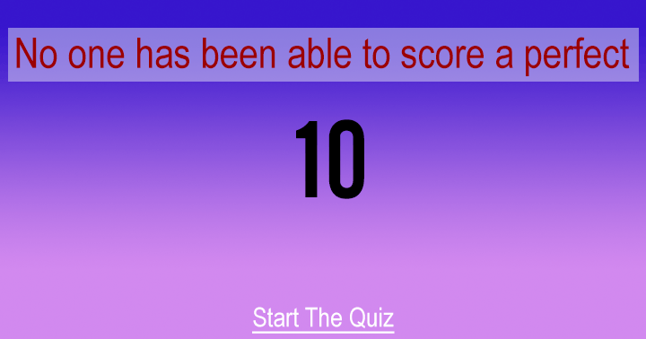 Banner for So far nobody has been able to score a 10