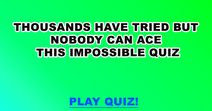 Banner for This quiz is simply impossible