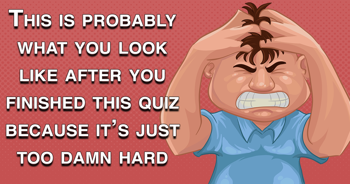 Banner for We hope we didn't make this quiz too hard