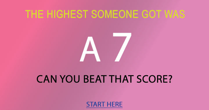 Banner for Can you beat this score?