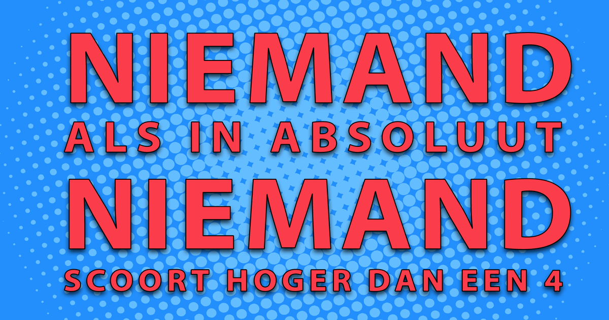 Banner for Het is nog niemand gelukt....