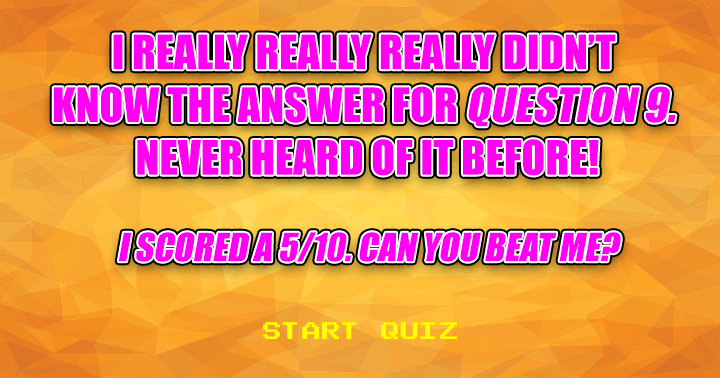 Banner for Can you beat my score in this Trivia