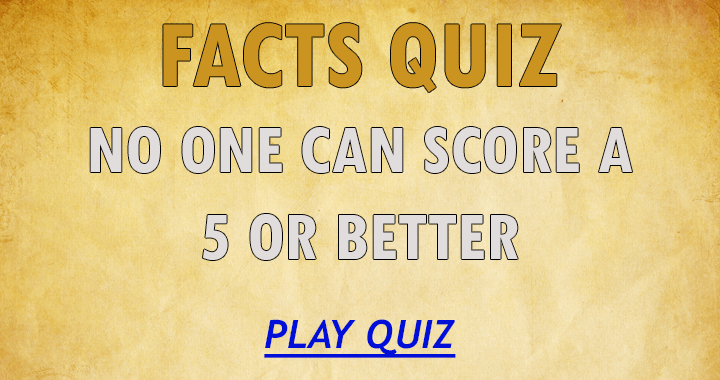 Banner for No one can score a 5 or better