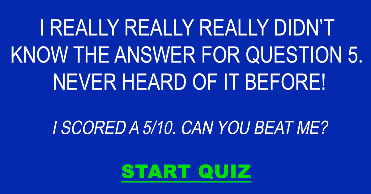 Banner for Do you know the answer to question 5?