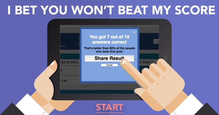 Banner for I bet you won't beat my score