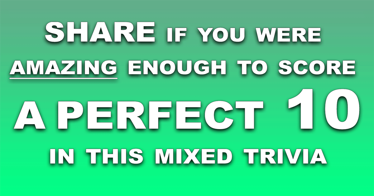 Banner for Mixed Trivia Quiz