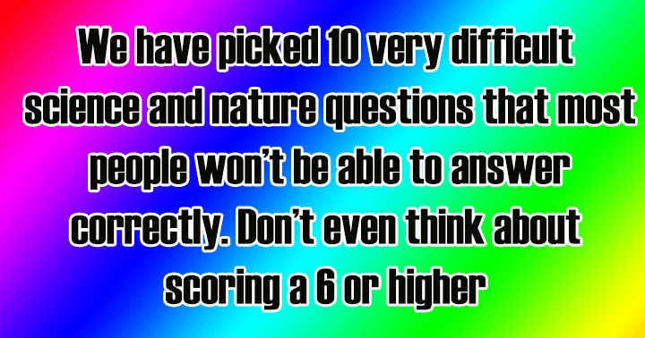 Banner for Science & Nature Quiz