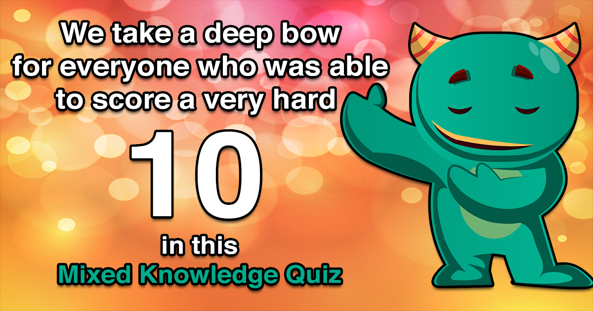 Banner for Mixed Knowledge Quiz