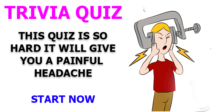 Banner for Only play this hard quiz if you don't mind getting a headache