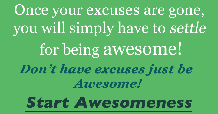 Banner for No excuses take the quiz and be awesome