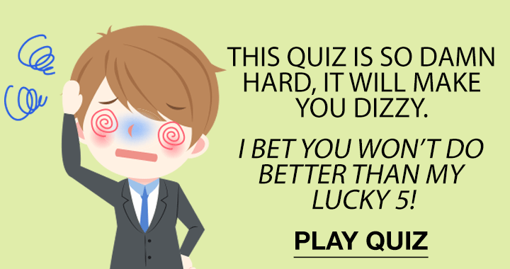 Banner for Can you do better than is his lucky 5?