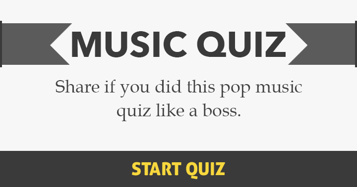 Banner for Can you be a Boss in this music quiz?
