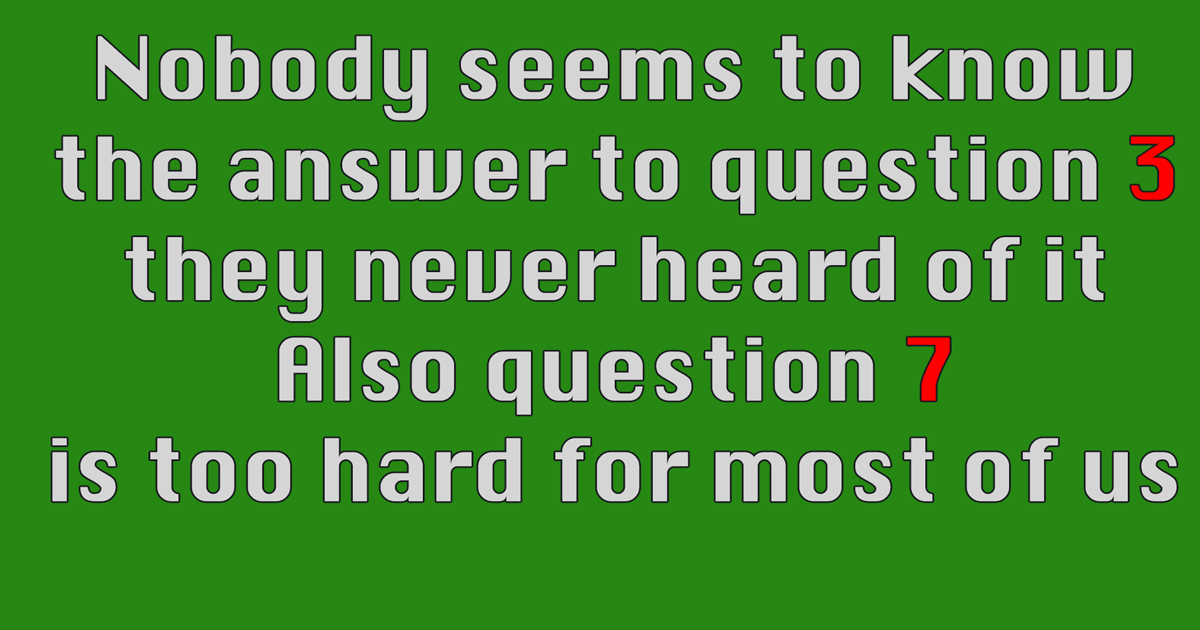 Banner for Mixed Knowledge Quiz