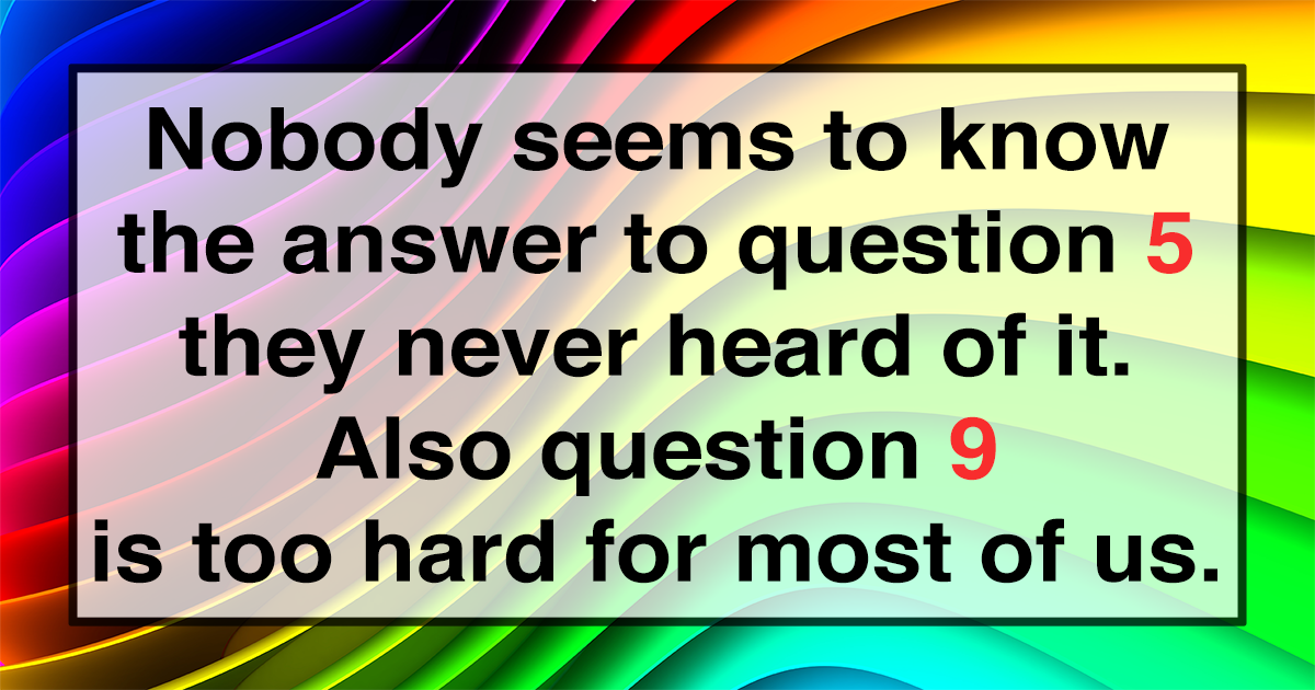 Banner for Difficult Knowledge Quiz