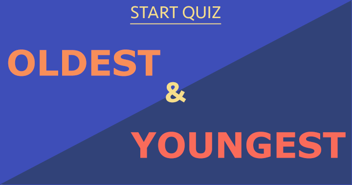 Banner for It's all about the youngest and oldest this time. 