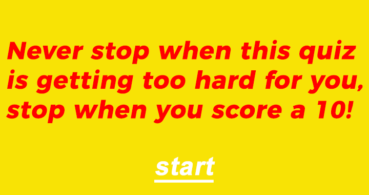 Banner for You always quit when it's getting a little too hard?