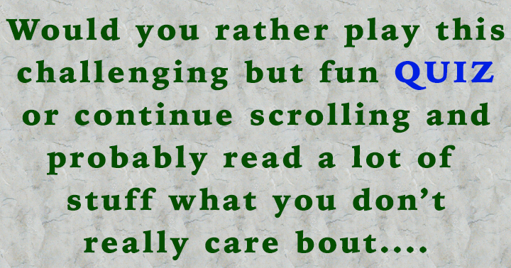 Banner for Play this quiz and at least learn something new today!