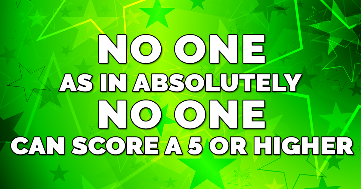 Banner for Are you smart enough for a 5+?