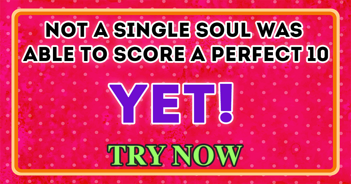 Banner for We bet you can't score a solid 10