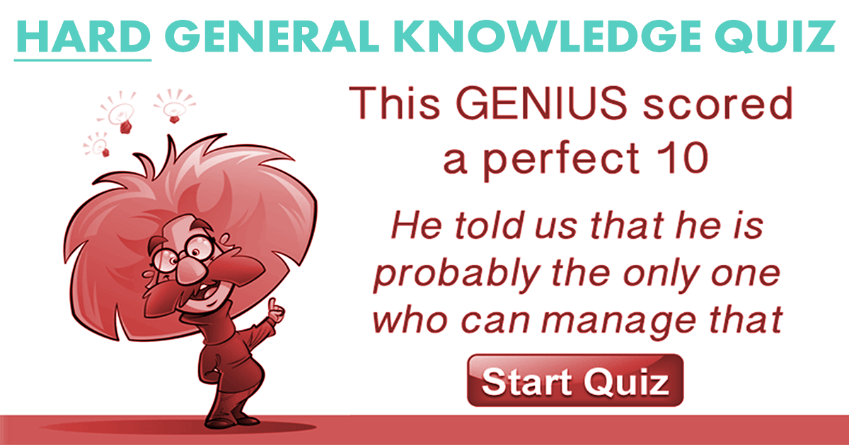 Banner for HARD General Knowledge Quiz