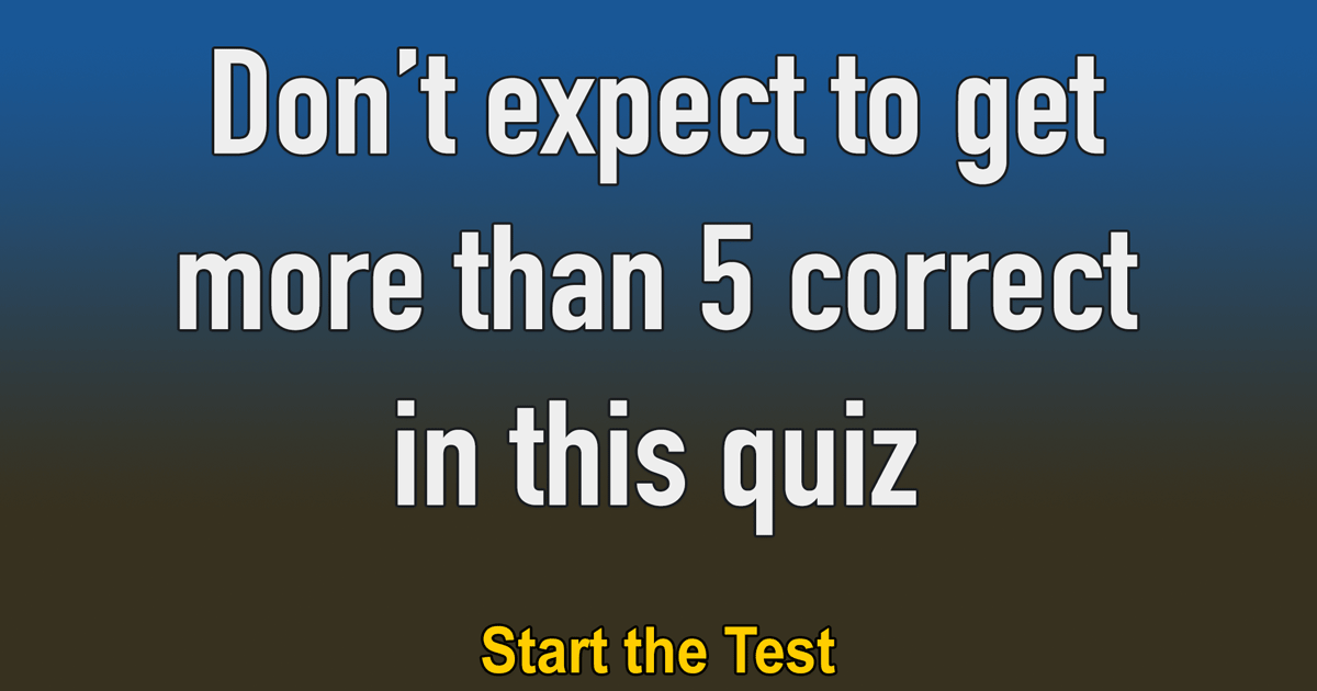Banner for 10 general knowledge questions
