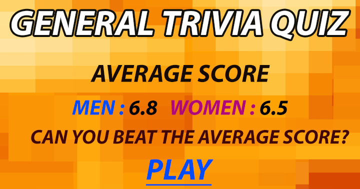 Banner for General Trivia Quiz