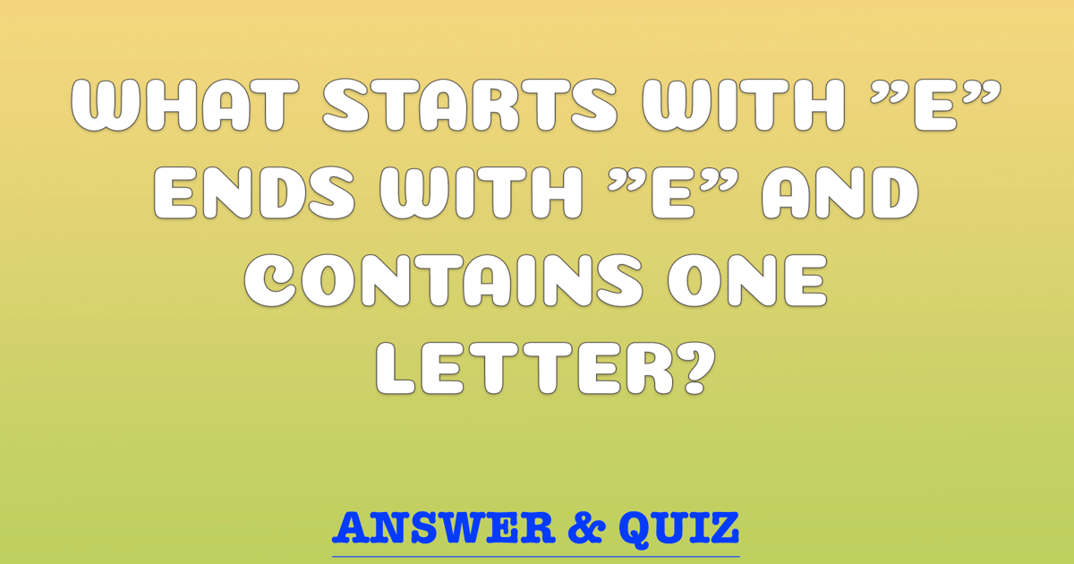 Banner for Do you know the answer to this riddle?