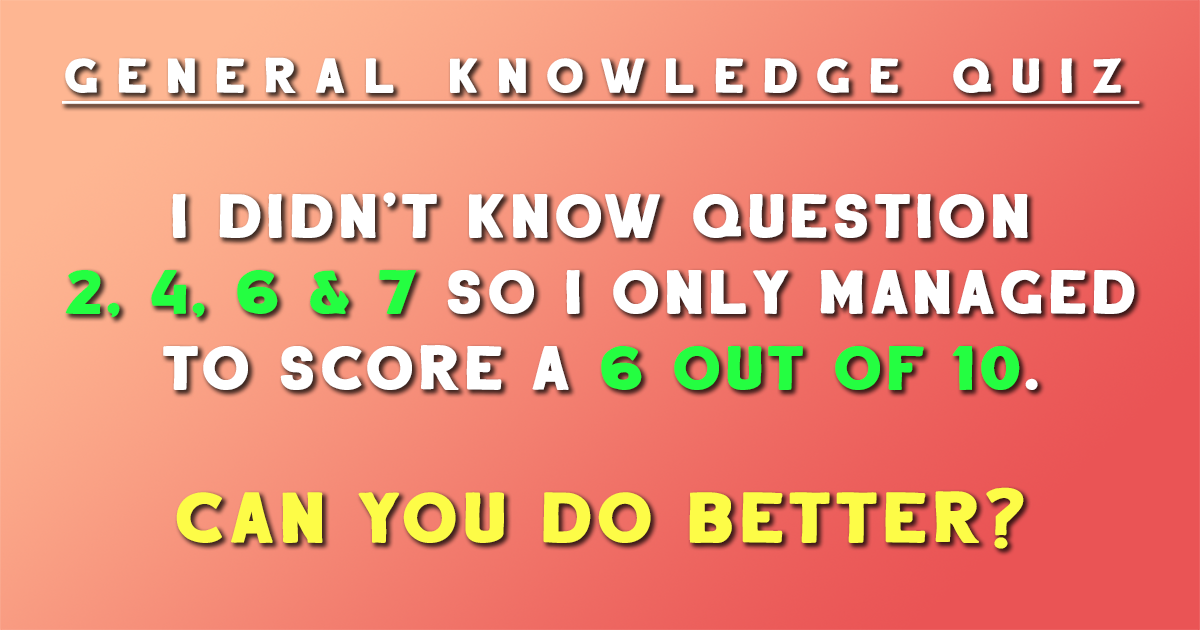 Banner for General Knowledge Quiz