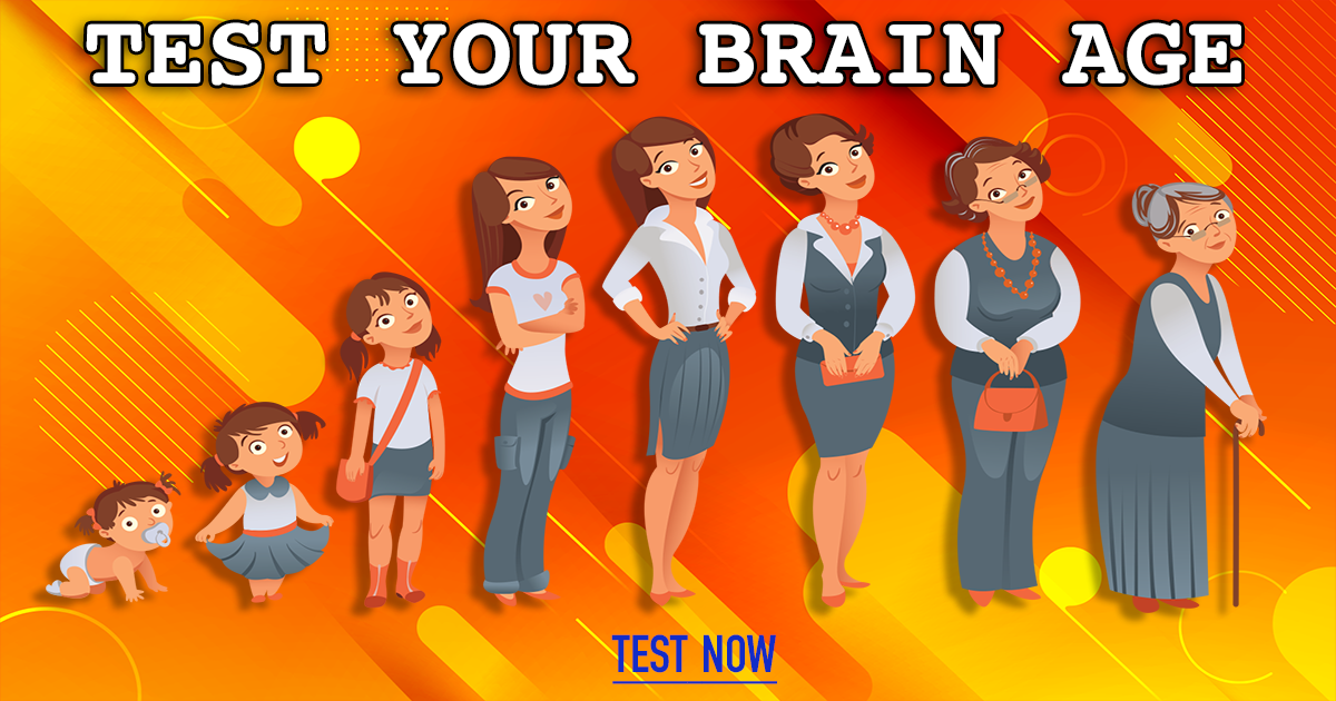 Banner for What is your brain age? Test here!