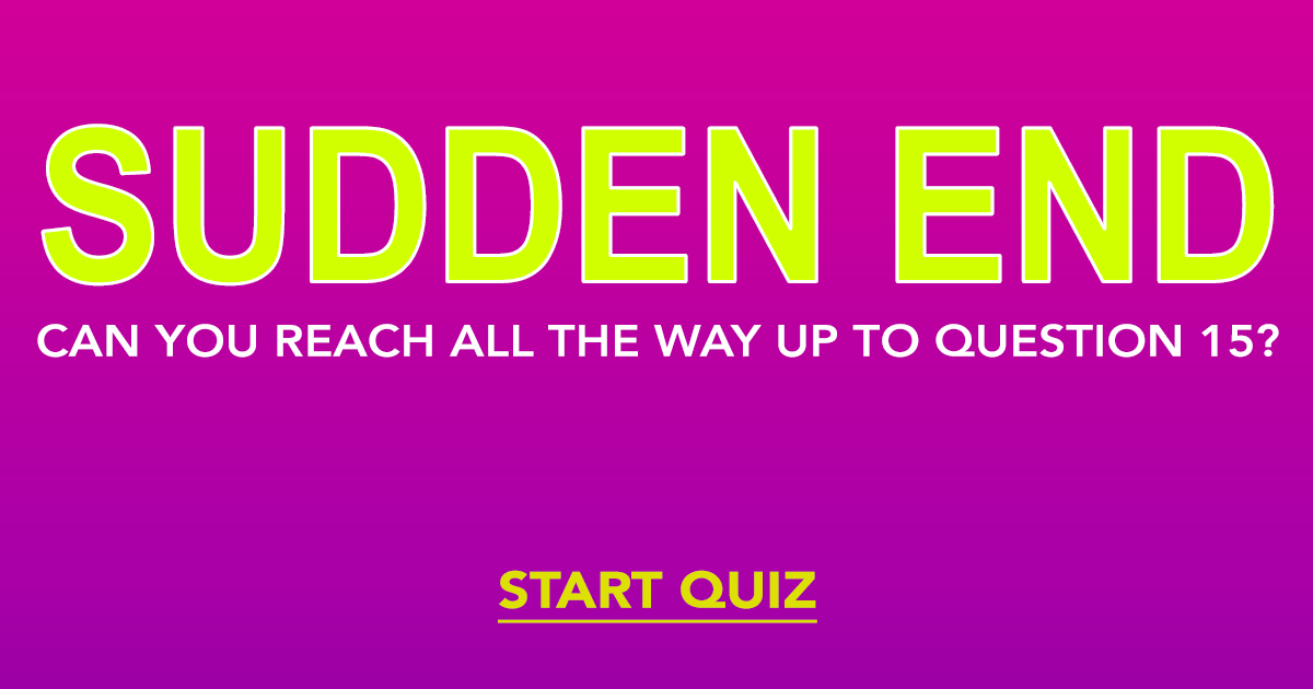 Banner for General Knowledge Sudden End