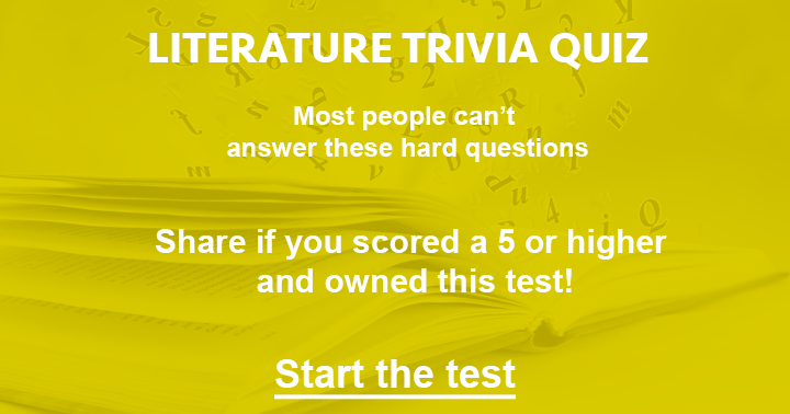 Banner for Are you a real bookworm? 