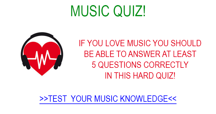 Banner for Can you handle this hard music quiz?