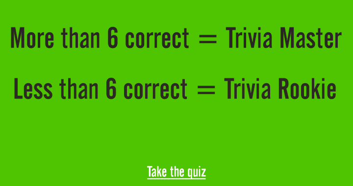 Banner for Are you trivia rookie or master