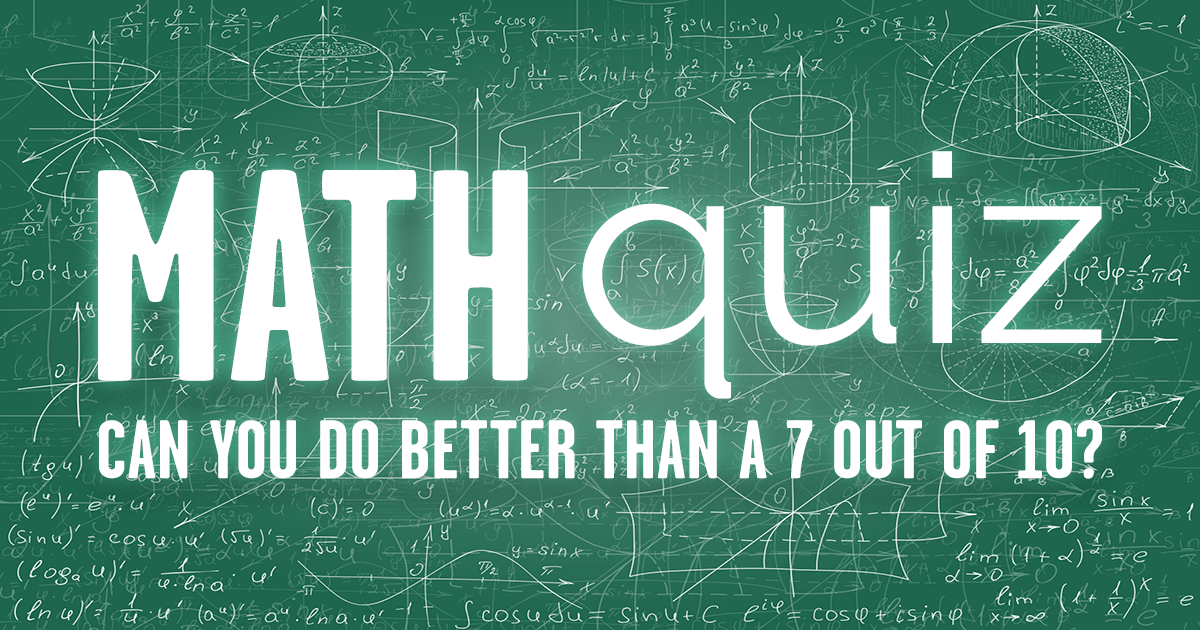 Banner for Math Quiz