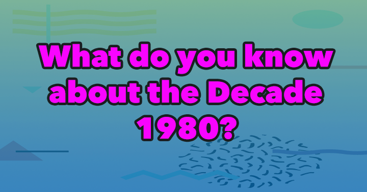 Banner for 80s Decade Trivia Quiz